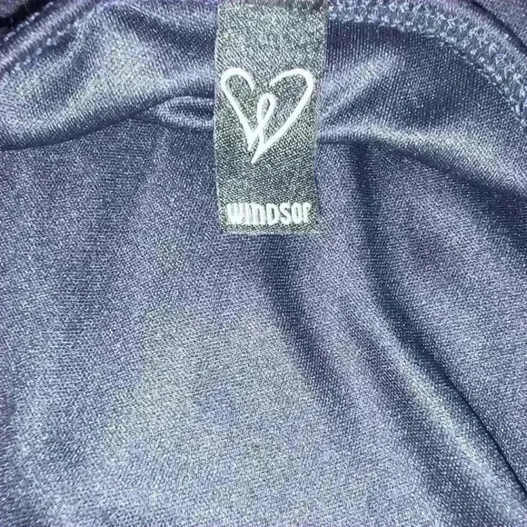 COPY - Navy Blue size large Windsor key hole back lace dress NEW condition - Picture 5 of 5